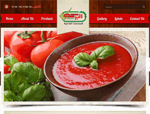 Tablet Screenshot of albarakehfood.com